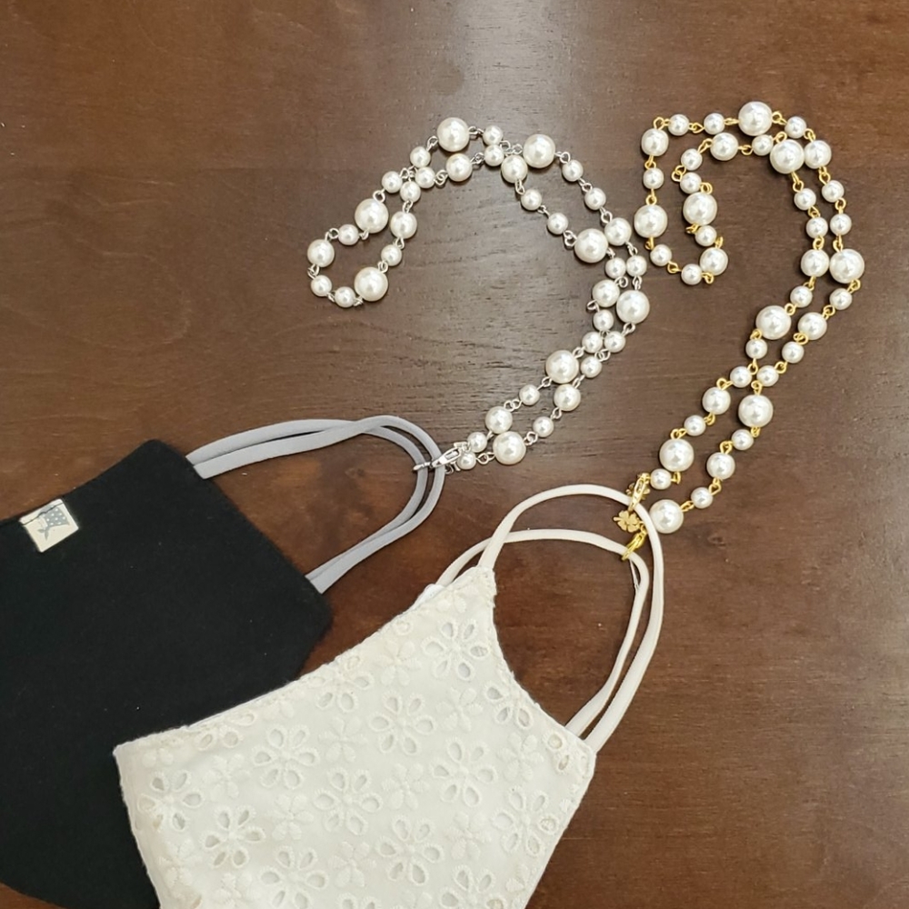 Pearl Chain Mask strap